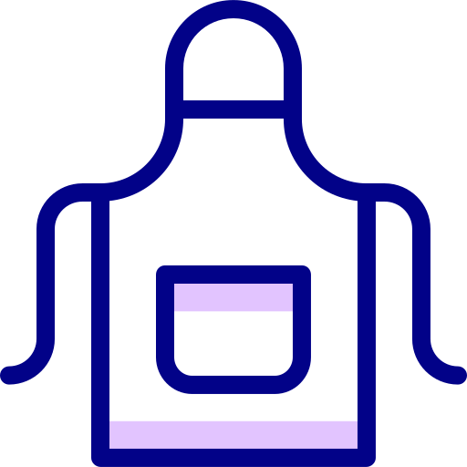 エプロン Detailed Mixed Lineal color icon