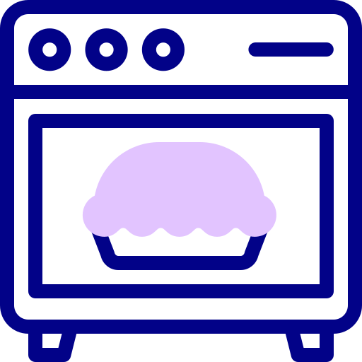 オーブン Detailed Mixed Lineal color icon
