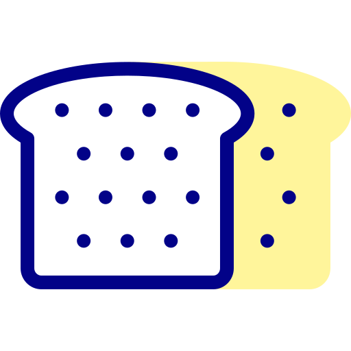 pan de molde Detailed Mixed Lineal color icono
