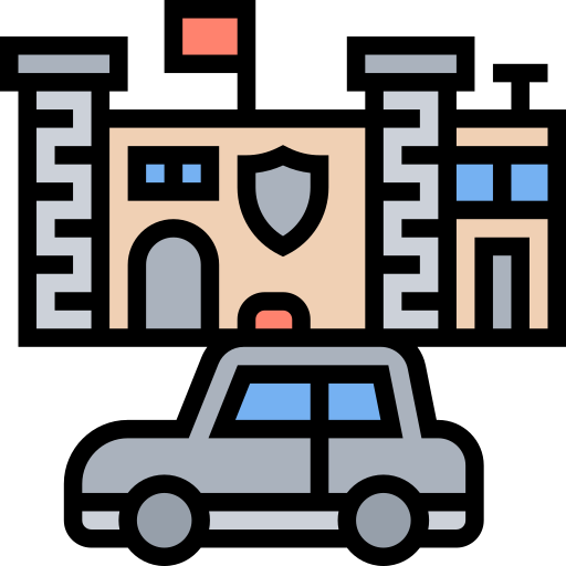 Police station Meticulous Lineal Color icon