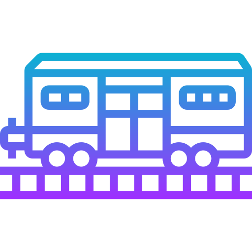 기차 Meticulous Gradient icon