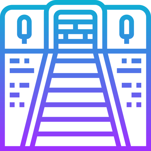 Tunnel Meticulous Gradient icon