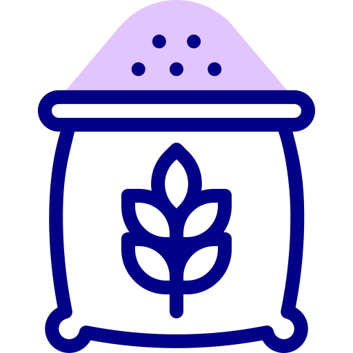 小麦粉 Detailed Mixed Lineal color icon