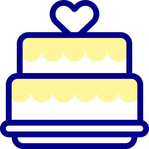Cake Detailed Mixed Lineal color icon