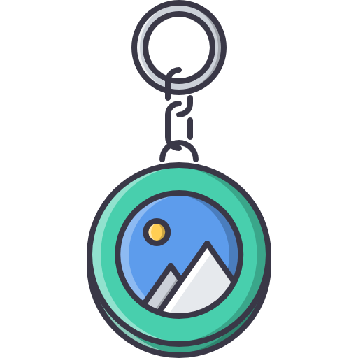 Key chain Coloring Color icon
