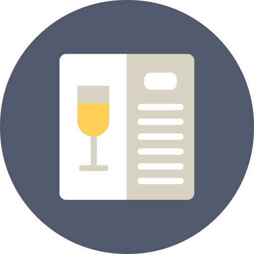 carta de vinos Good Ware Flat icono