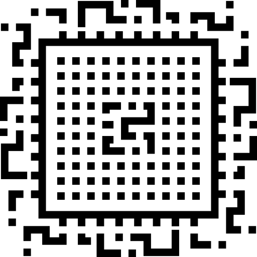 cpu Detailed Straight Lineal Icône