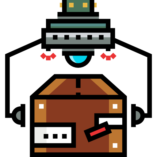 산업용 로봇 Detailed Straight Lineal color icon