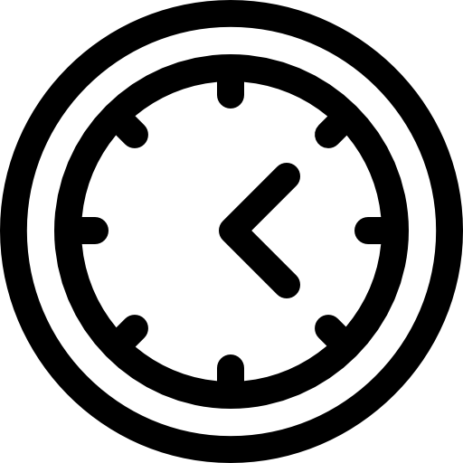 壁時計 Basic Rounded Lineal icon