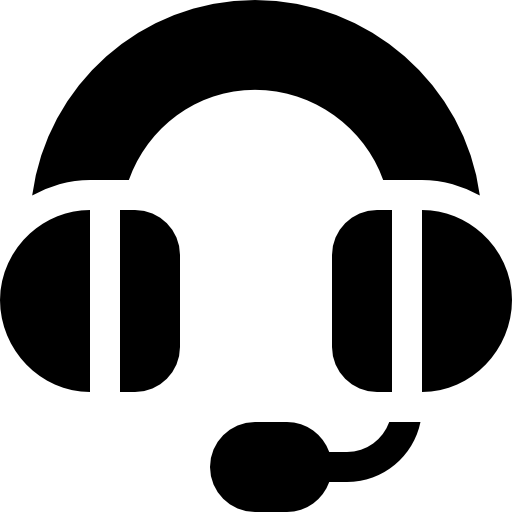 ヘッドセット Basic Rounded Filled icon