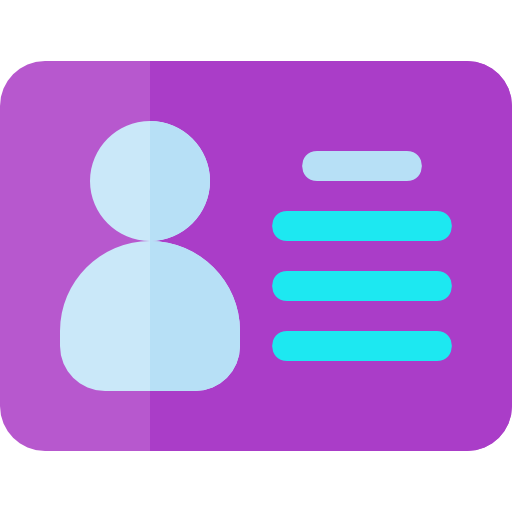 ausweis Basic Rounded Flat icon