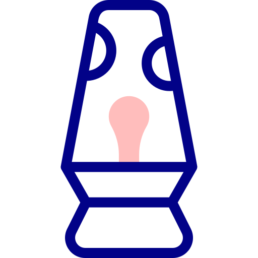 용암 램프 Detailed Mixed Lineal color icon