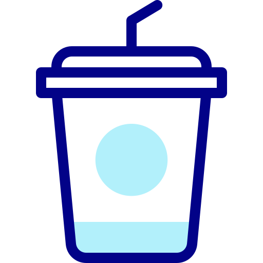 飲む Detailed Mixed Lineal color icon