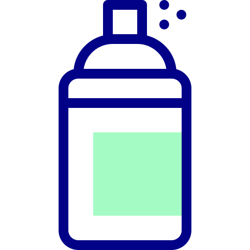 ペイントスプレー Detailed Mixed Lineal color icon
