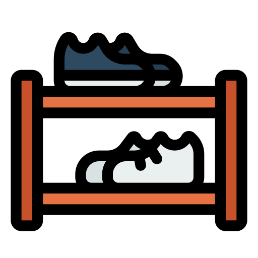Shoe rack Generic Outline Color icon