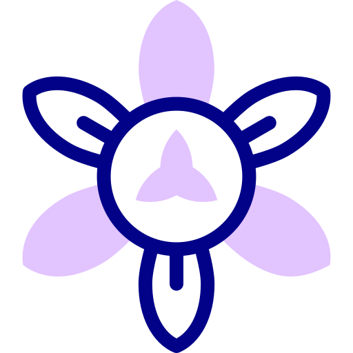 サフラン Detailed Mixed Lineal color icon