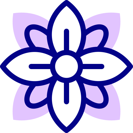 菊 Detailed Mixed Lineal color icon