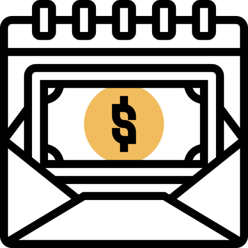 salario Meticulous Yellow shadow icono