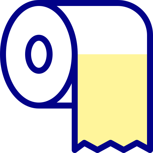 ティッシュロール Detailed Mixed Lineal color icon
