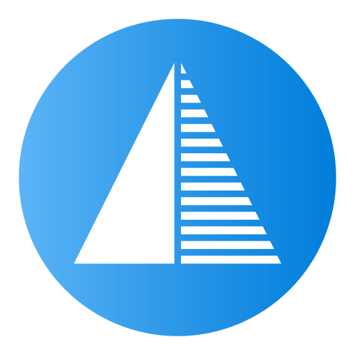 triângulo Generic Flat Gradient Ícone