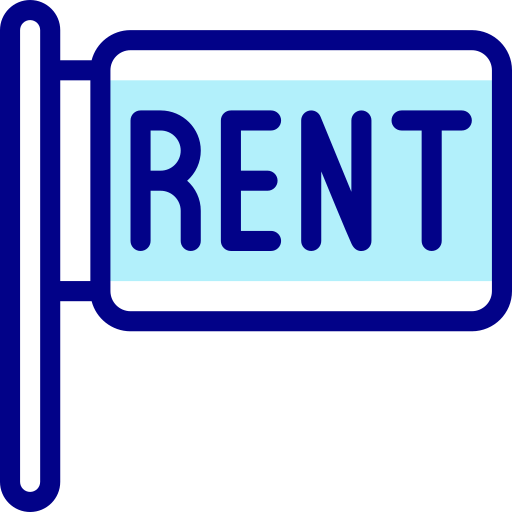 Rent Detailed Mixed Lineal color icon