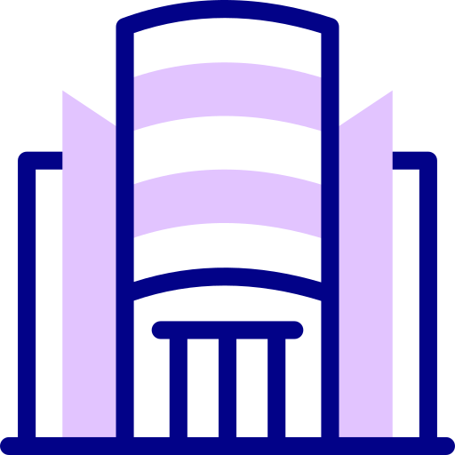centro comercial Detailed Mixed Lineal color icono
