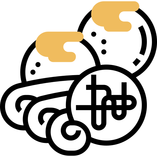 takoyaki Meticulous Yellow shadow icona