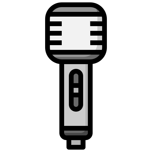 mikrofon Surang Lineal Color icon