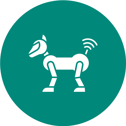 Собака-робот Generic Circular иконка