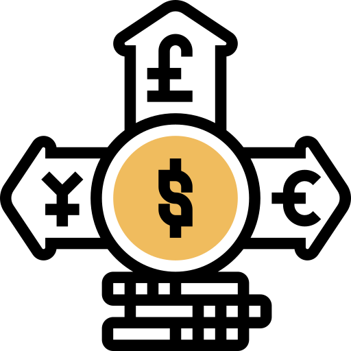 Cash flow Meticulous Yellow shadow icon