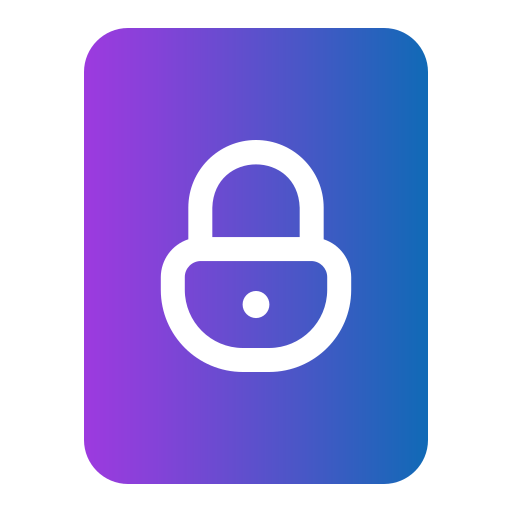 Padlock Generic Flat Gradient icon