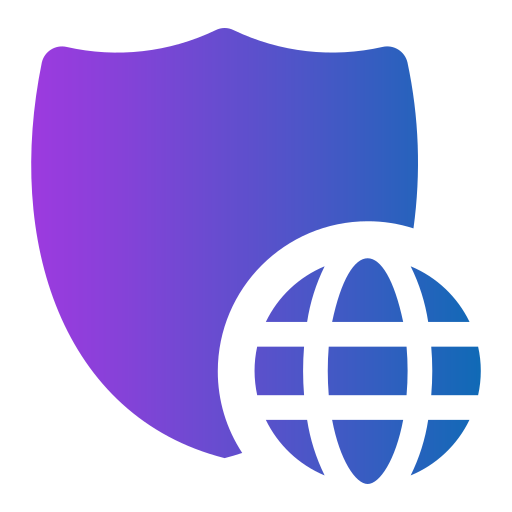 Глобальная безопасность Generic Flat Gradient иконка