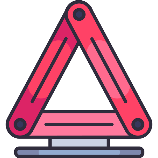 driehoek Generic Outline Color icoon