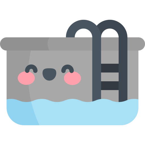 schwimmbad Kawaii Flat icon