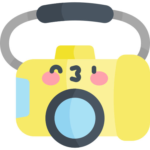 telecamera Kawaii Flat icona