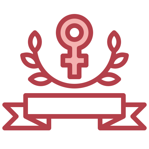vrouwelijk symbool Surang Red icoon