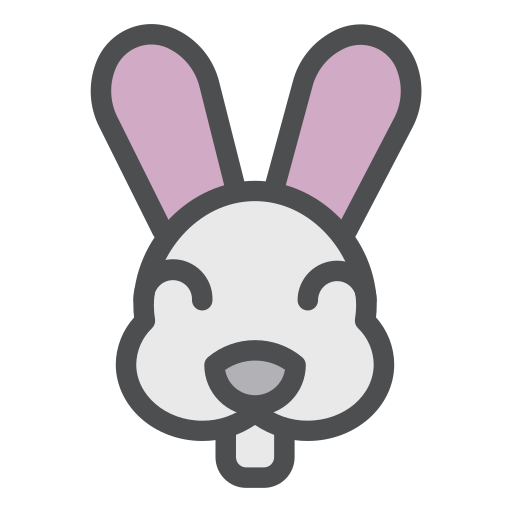 토끼 Generic Outline Color icon