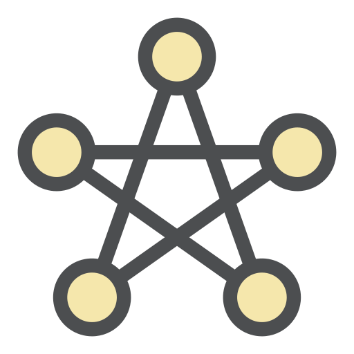 Star Generic Outline Color icon