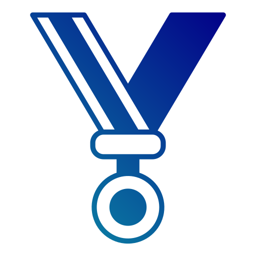 medaille Generic Flat Gradient icoon