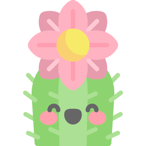 Cactus Kawaii Flat icon