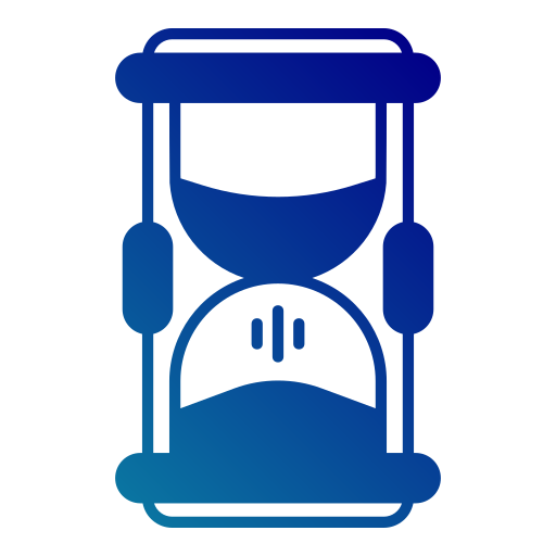reloj de arena Generic Flat Gradient icono