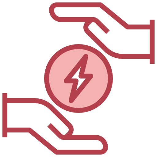 エネルギーを節約する Surang Red icon