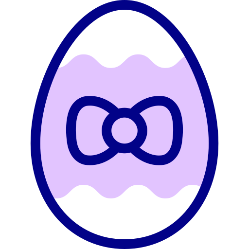 卵 Detailed Mixed Lineal color icon