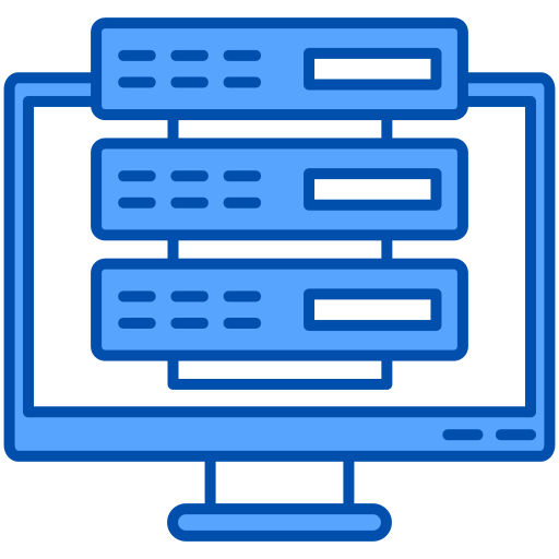 superkomputer Generic Blue ikona