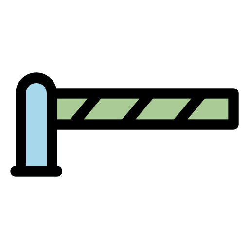주차 장벽 Generic Outline Color icon