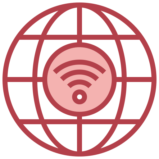 Global network Surang Red icon