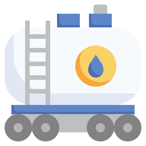 Oil truck Surang Flat icon