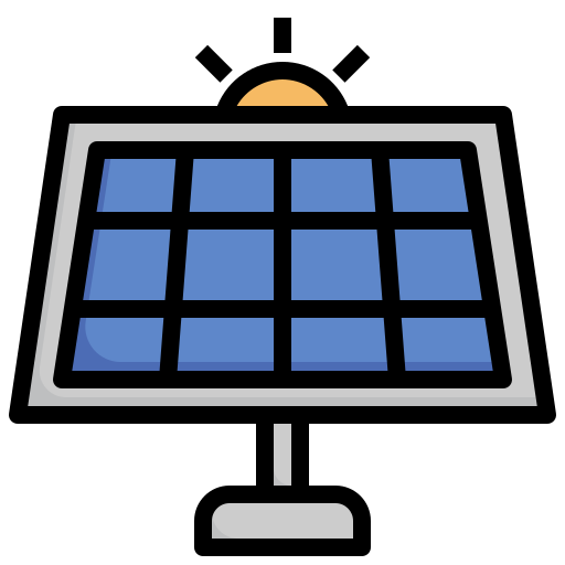 Солнечная энергия Surang Lineal Color иконка