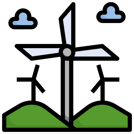 Ветряная мельница Surang Lineal Color иконка