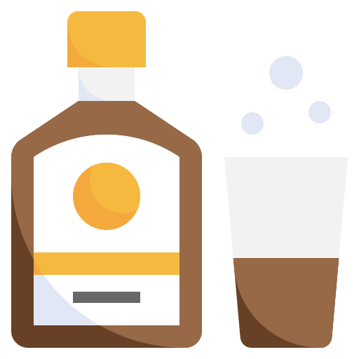 alkohol Surang Flat icon